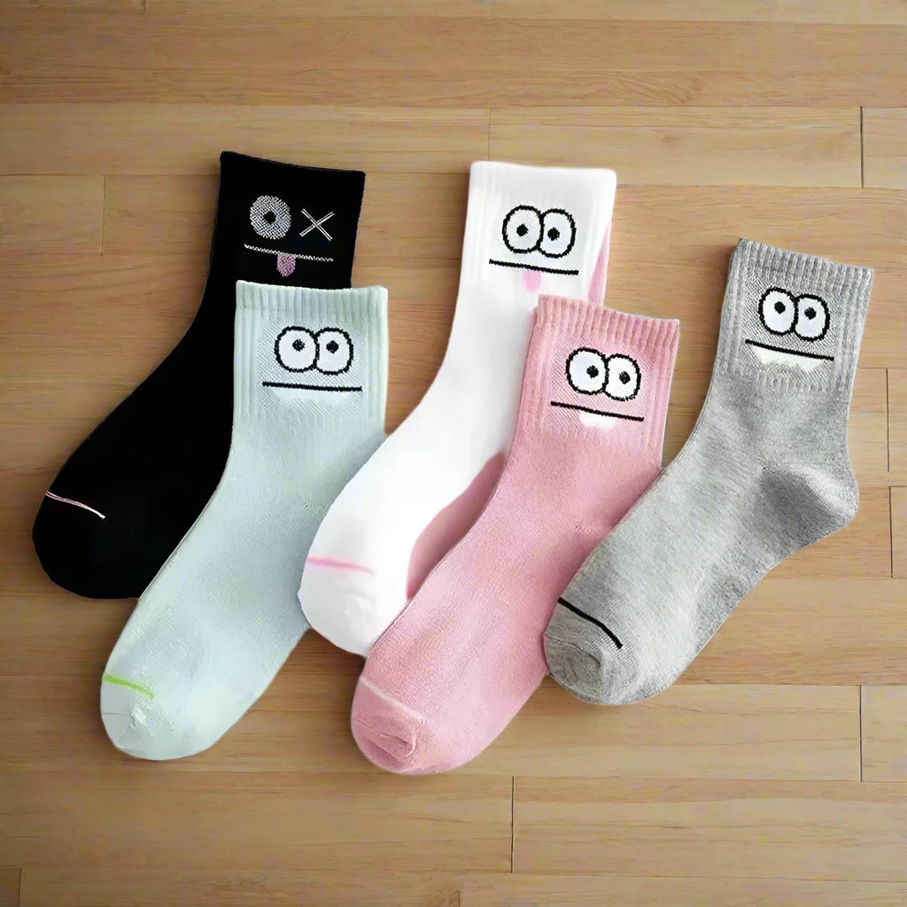 5 Pairs of Expression Socks