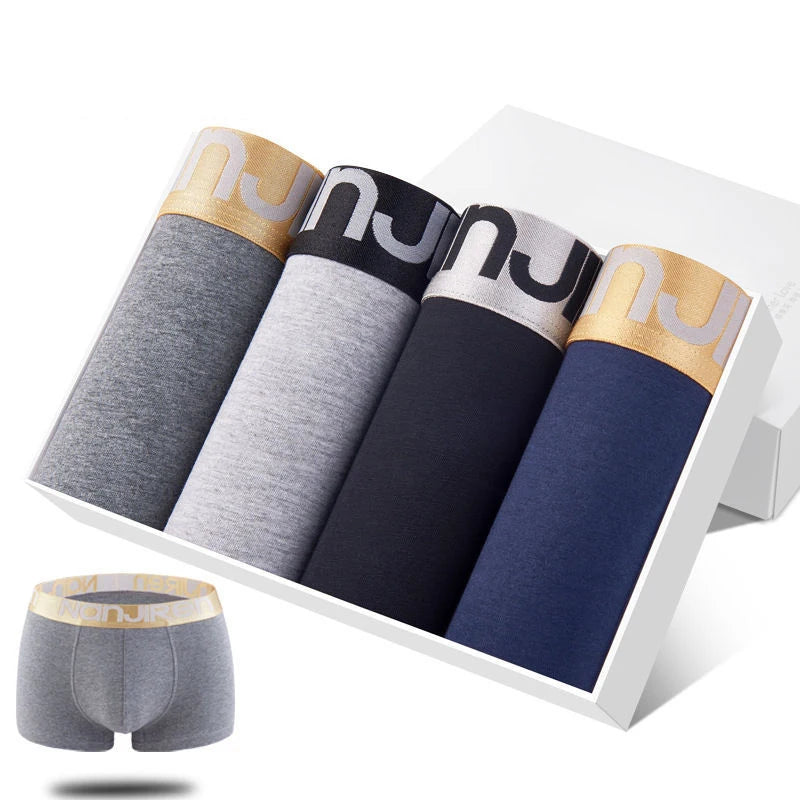 Classic Style Boxer Shorts 4pcs