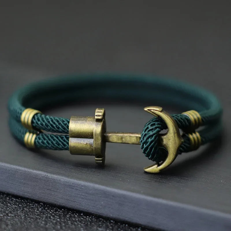 Nautical-Themed Anchor Bracelet