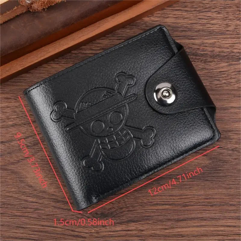 Pirate wallet with skull